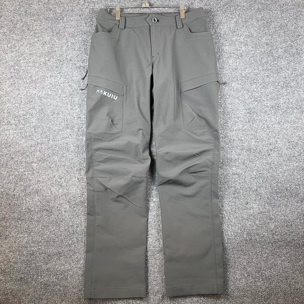 Kuiu Attack Pants Womens 12 Gray Outdoor Hiking Hunting Tactical Cargo